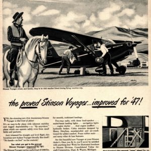 Stinson Ad 1947