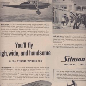 Stinson Ad April 1946