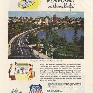 Union Pacific Railroad Ad 1951