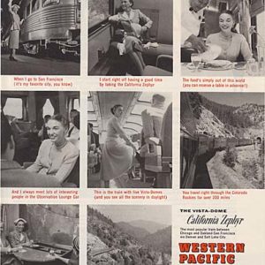 Western Pacific Ad 1956