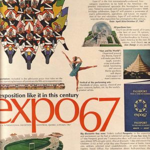 Expo 67 Travel Ad 1966