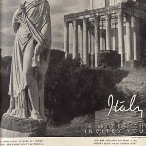 Italy Travel Ad 1937