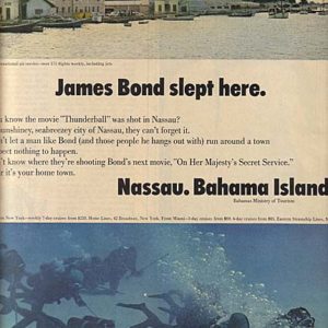 Nassau & Bahama Islands Travel Ad 1968