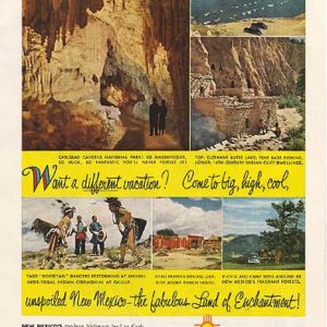 New Mexico Travel Ad 1953