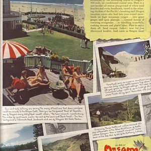 Oregon Travel Ad 1949