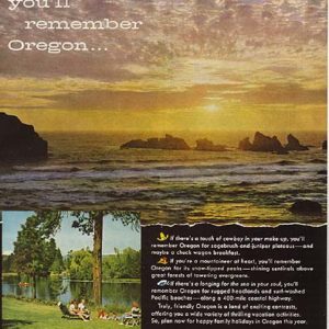 Oregon Travel Ad 1955