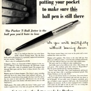 Parker Pens Ad 1962