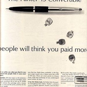 Parker Pens Ad 1964