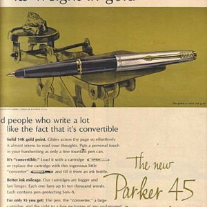 Parker Pens Ad June 1963