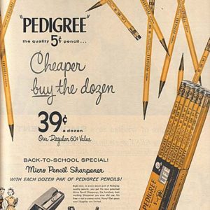 Pedigree Ad 1955