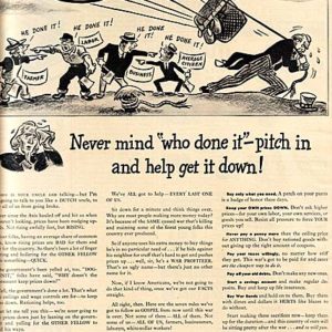 Price Control WW2 Ad 1943