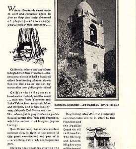 San Francisco Travel Ad 1930