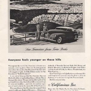 San Francisco Travel Ad 1941