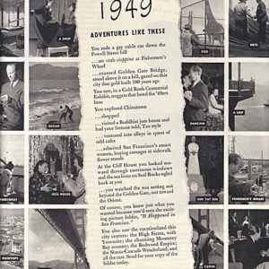 San Francisco Travel Ad 1949