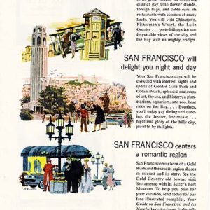 San Francisco Travel Ad 1959