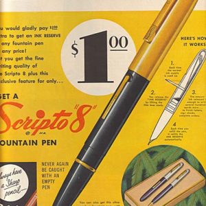 Scripto Pens Ad 1951