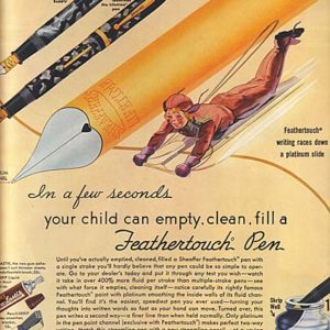 Shaeffer's Pens Ad 1935