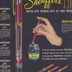 Shaeffer's Pens Ad 1952