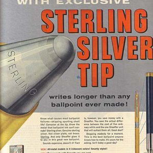 Shaeffer's Pens Ad 1957