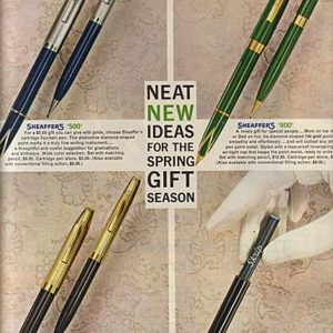 Shaeffer's Pens Ad 1962