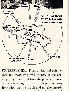 Switzerland Travel Ad 1937