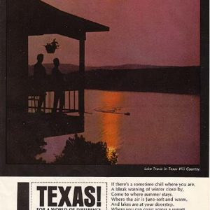 Texas Travel Ad 1968