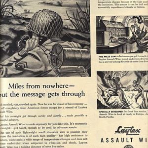 United States Rubber Company WW2 Ad 1944