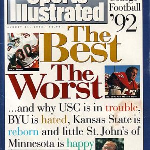 Sports Illustrated 1992 August 31