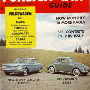 Foreign Car Guide Magazine 1959 December