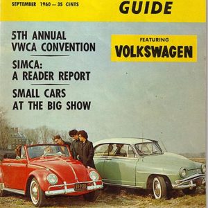 Foreign Car Guide Magazine 1960 September