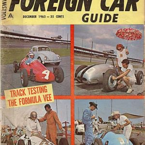 Foreign Car Guide Magazine 1963 December