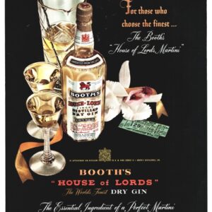 Booth's Gin Ad 1951