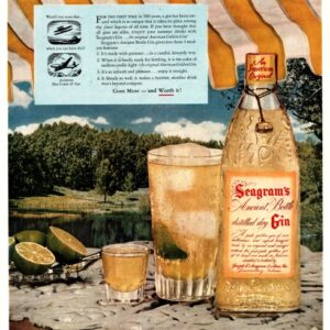 Seagram's Gin Ad August 1951