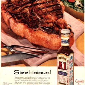 A-1 Sauce Ad 1956