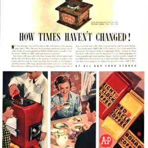 A & P Coffee Ad 1940 March
