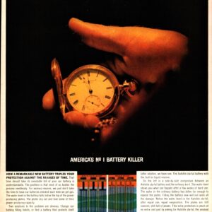 Autolite Battery Ad 1963