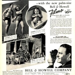 Bell & Howell Motion Picture Camera Ad 1937