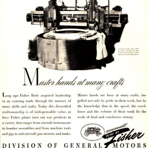 Body by Fisher Ad 1942 August