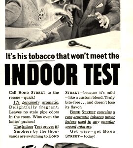 Bond Street Pipe Tobacco Ad 1942