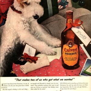 Calvert Whiskey Ad 1945