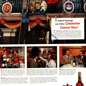 Canadian Club Whiskey Ad 1953