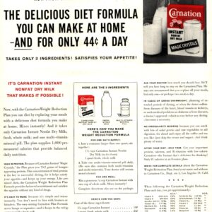 Carnation Ad 1961 May