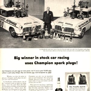 Champion Spark Plugs Ad 1956