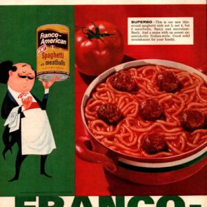 Franco-American Ad 1956 December
