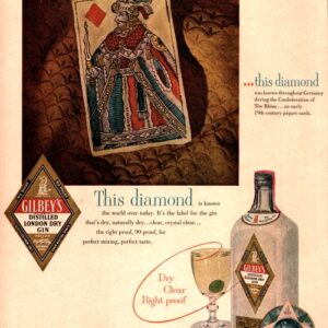 Gilbey's Gin Ad 1952