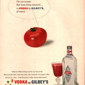 Gilbey's Vodka Ad 1956