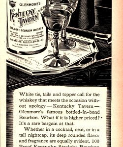 Glenmore Bourbon Whiskey Ad 1938