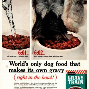 Gravy Train Ad 1961