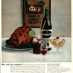 Vintage Print ad 1937 Lansom Champagne favorite for 200 years Hubleins  cocktails