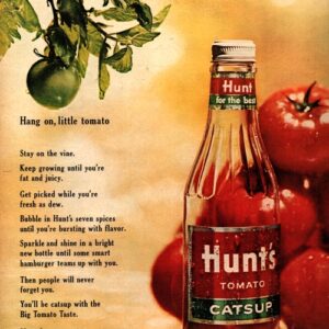 Hunt's Ad 1964 August